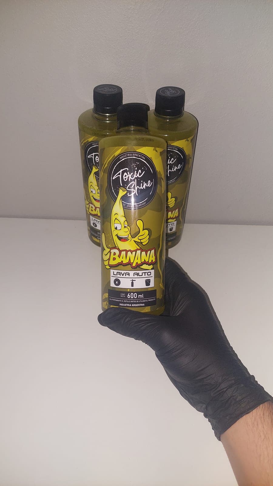 Toxic Shine - Banana 600ml shampoo pH neutro lava auto