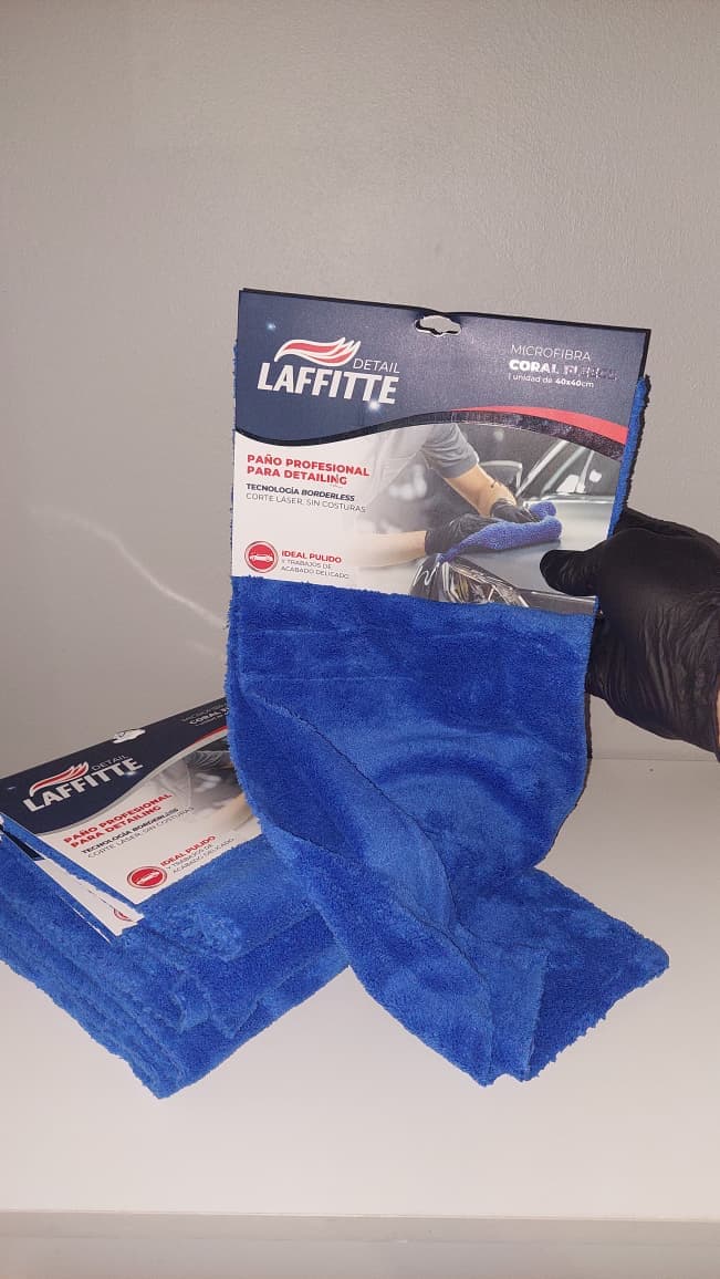 Laffitte Microfibra 40x40 cm coral fleece sin costuras
