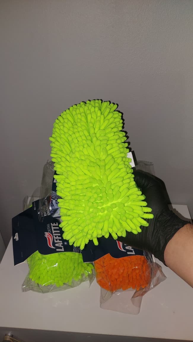 Laffitte - Esponja de lavado de microfibra c/ agarre